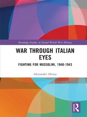 cover image of War Through Italian Eyes